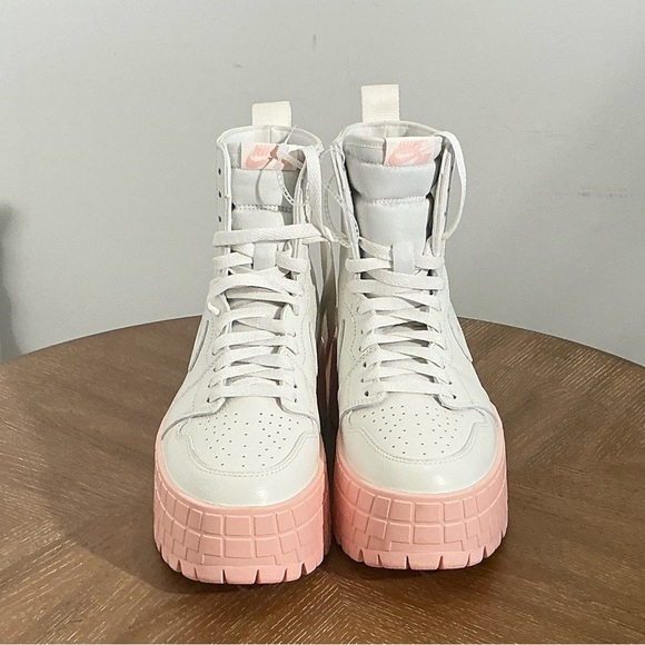 Size 9- Air Jordan 1 Brooklyn High Sail Legend Pink W - Picture 9 of 9
